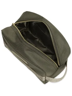 Kosmetiktasche in Khaki - (B)25 x (H)13 cm