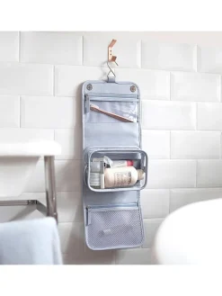 Kosmetiktasche in Lila - (B)20,5 x (H)15,5 x (T)8,5 cm