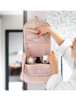 Kosmetiktasche in Rosa - (B)26 x (H)25 x (T)14,5 cm