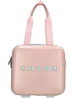 Kosmetiktasche in Rosa - (B)32 x (H)30 x (T)18 cm