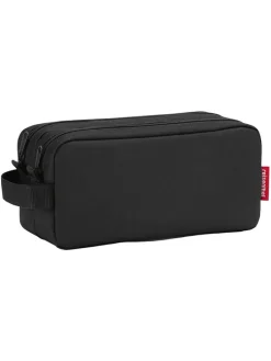 Kosmetiktasche in Schwarz - (B)26 x (H)12 x (T)10 cm