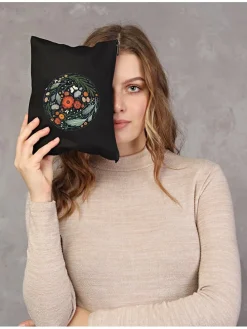 Kosmetiktasche in Schwarz - (B)25 x (H)18 cm