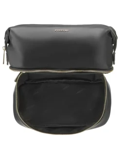 Kosmetiktasche in Schwarz - (B)25,5 x (H)13 x (T)15 cm