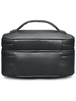 Kosmetiktasche in Schwarz - (B)23,5 x (H)12,5 x (T)28,5 cm