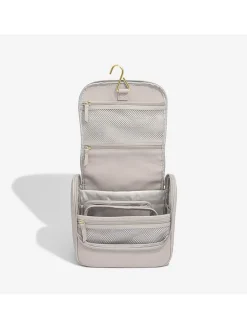 Kosmetiktasche in Taupe - (B)26 x (H)25 x (T)14,5 cm