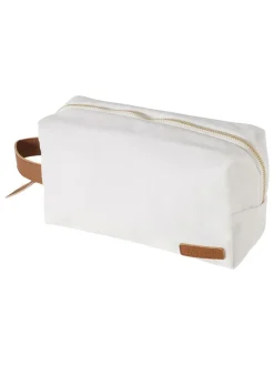 Kosmetiktasche "Travel" in Weiß - (B)24 x (H)13 cm