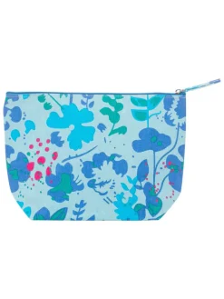 Kosmetiktasche ''Viola'' in Blau - (B)30 x (H)20 x (T)10 cm