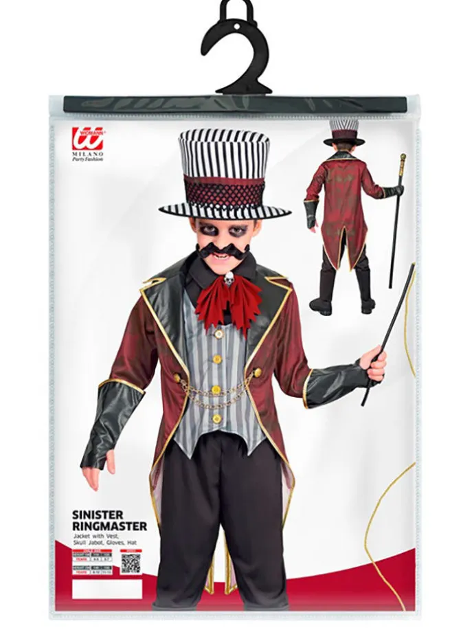 Kostüm "BÖSER ZIRKUSDIREKTOR" in Schwarz/ Rot