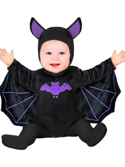 Kostüm "FLEDERMAUS AUS PLÜSCH" in Schwarz