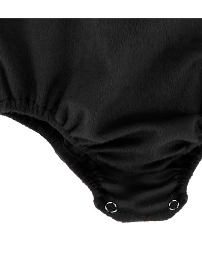 Kostüm "FLEDERMAUS AUS PLÜSCH" in Schwarz