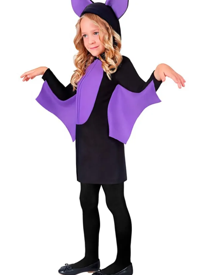 Kostüm "FLEDERMAUS" in Schwarz/ Lila