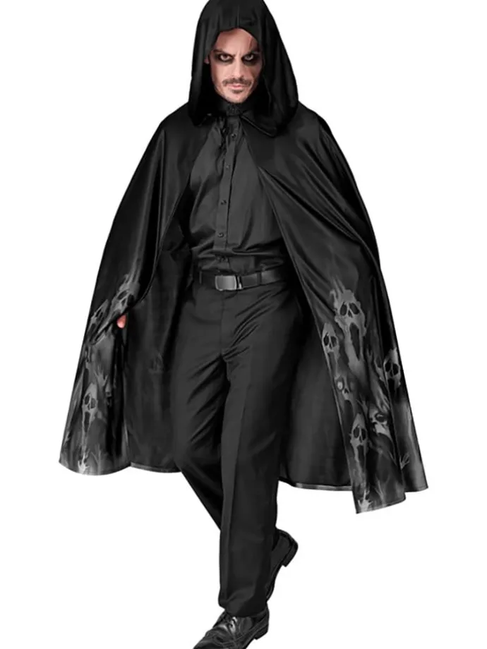 Kostüm "GEISTERCAPE" in Schwarz