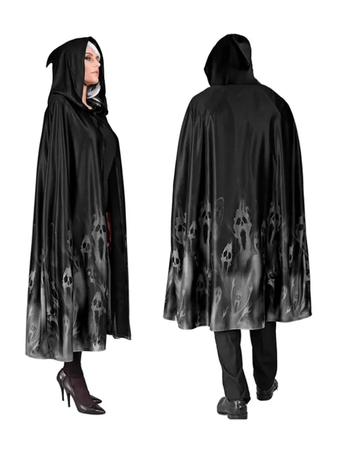 Kostüm "GEISTERCAPE" in Schwarz
