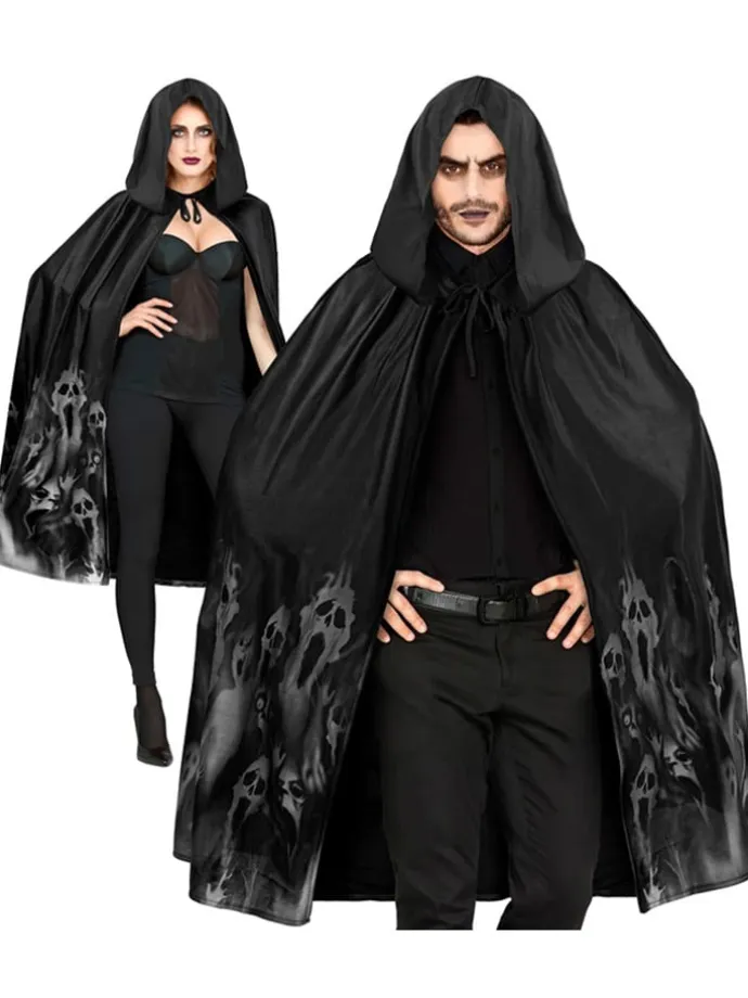Kostüm "GEISTERCAPE" in Schwarz