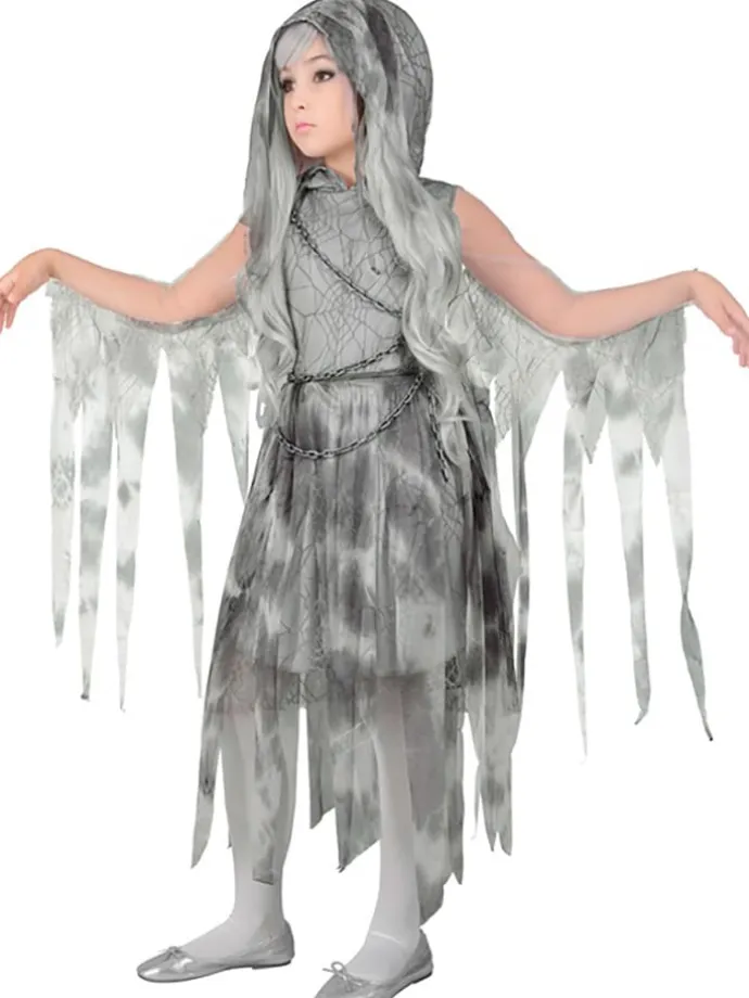 Kostüm "GHOSTLY SPIRIT IN KETTEN" in Grau