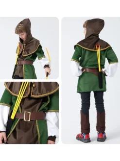 Kostüm „Robin Hood“ inklusive in Braun/grün