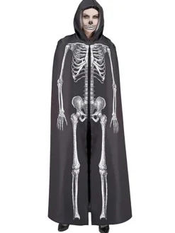 Kostüm "SKELETT" in Schwarz