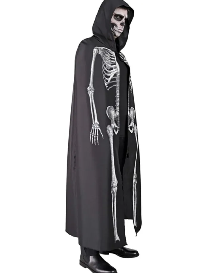 Kostüm "SKELETT" in Schwarz