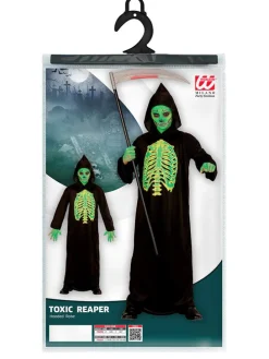 Kostümcape "TOXIC REAPER" in Schwarz/ Hellgrau