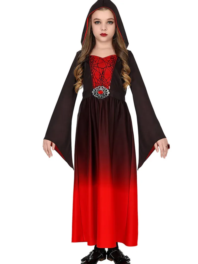 Kostümkleid "GOTHIC GIRL" in Schwarz/ Grau