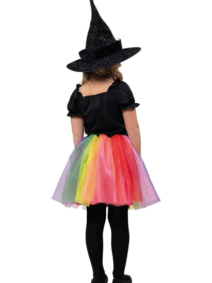 Kostümkleid "Hexe Spidey" in Schwarz/ Bunt