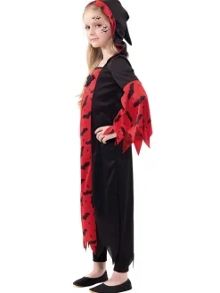Kostümkleid ''Hexe Vampira'' in Schwarz/ Rot