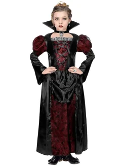 Kostümkleid "Vampirin" in Rot/ Schwarz