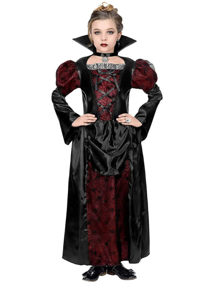 Kostümkleid "Vampirin" in Rot/ Schwarz