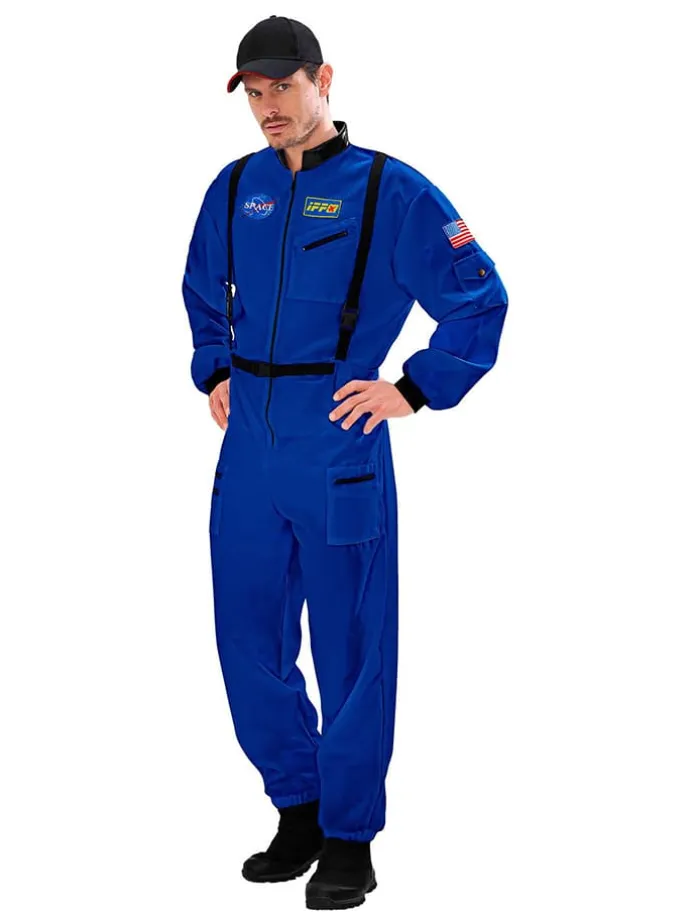 Kostümoverall "Astronaut" in Blau