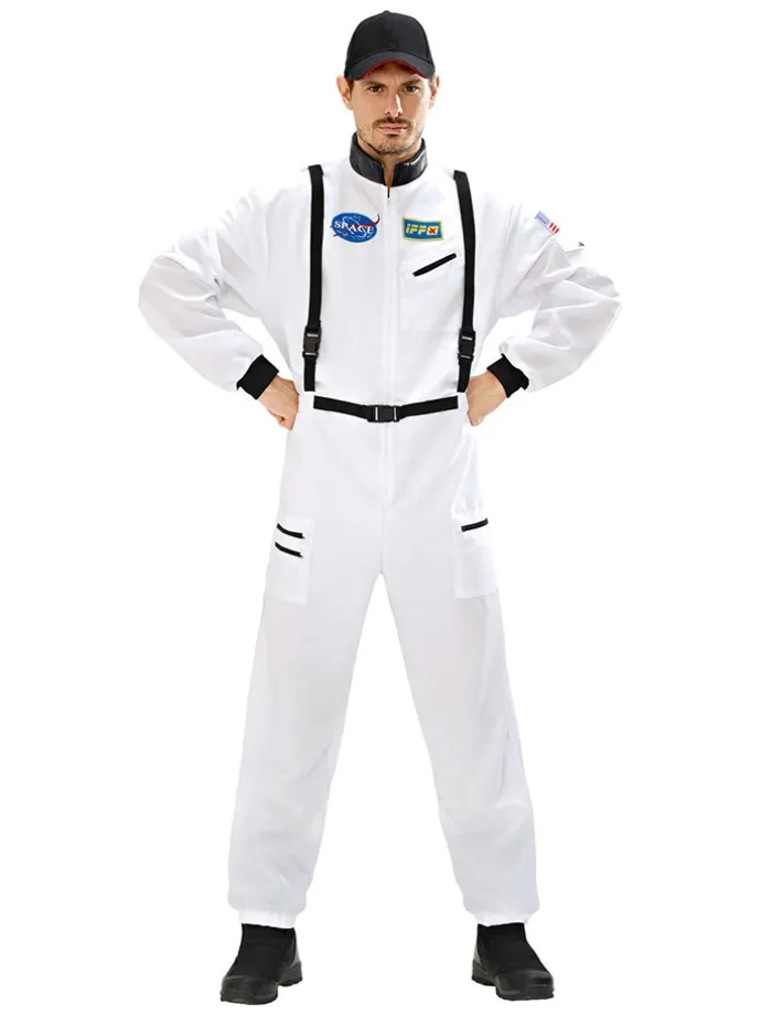 Kostümoverall "Astronaut" in Weiß