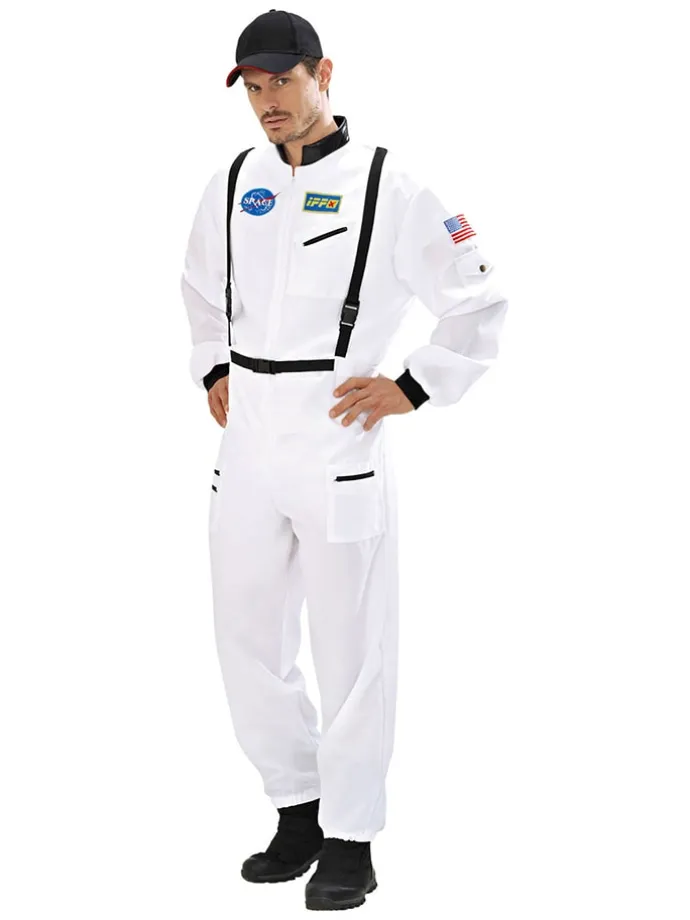 Kostümoverall "Astronaut" in Weiß