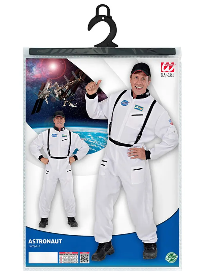 Kostümoverall "Astronaut" in Weiß