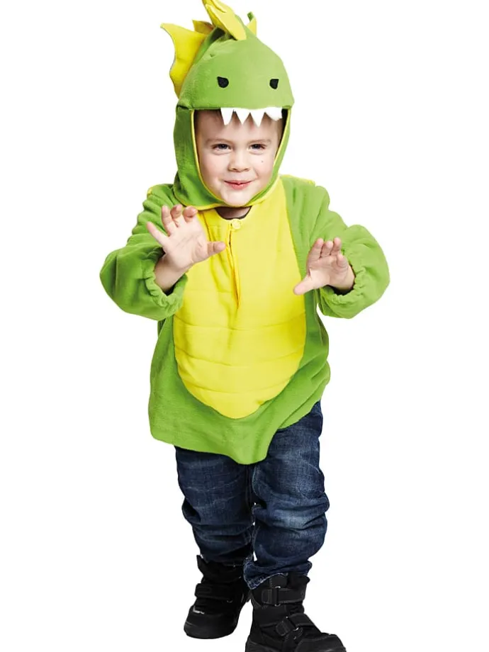 Kostüm-Shirt "Drache" in Grün/ Gelb