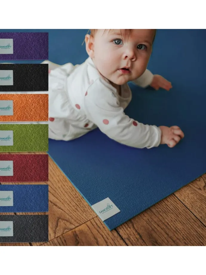 Krabbelmatte - OEKO-TEX® Blau