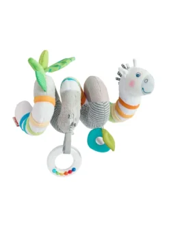 Krabbelrolle Mobile-Spirale Zebra in mehrfarbig