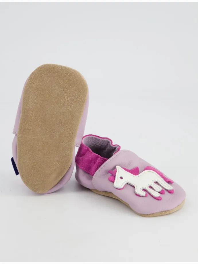 Krabbelschuhe in Blau