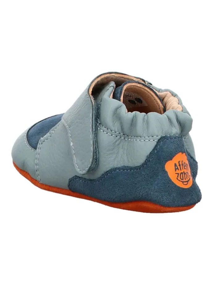 Krabbelschuhe in Blau