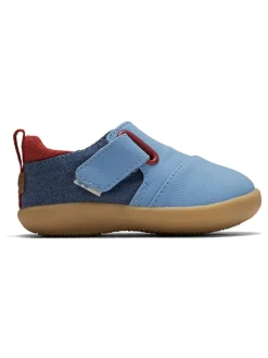 Krabbelschuhe in Blau