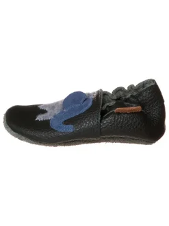 Krabbelschuhe in Dunkelgrün