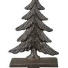 Kranzhalter "Tanne" in Schwarz - (B)12 x (H)22 x (T)11 cm