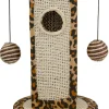 Kratzbaum in Beige/ Hellbraun - (B)21 x (H)30 x (T)20 cm