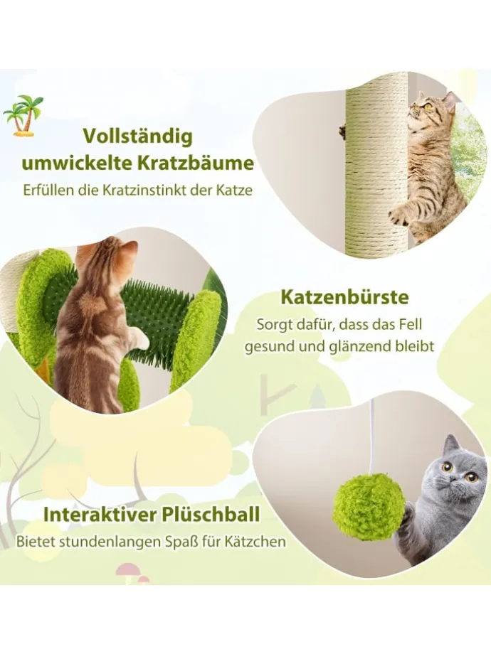 Kratzbaum klein in Grün