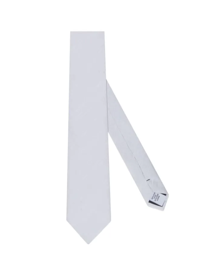 Krawatte Breit (7cm) in Grau