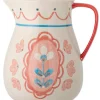 Krug "Odina" in Rosa/ Weiß - (H)24 x  Ø 17 cm