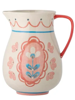 Krug "Odina" in Rosa/ Weiß - (H)24 x  Ø 17 cm