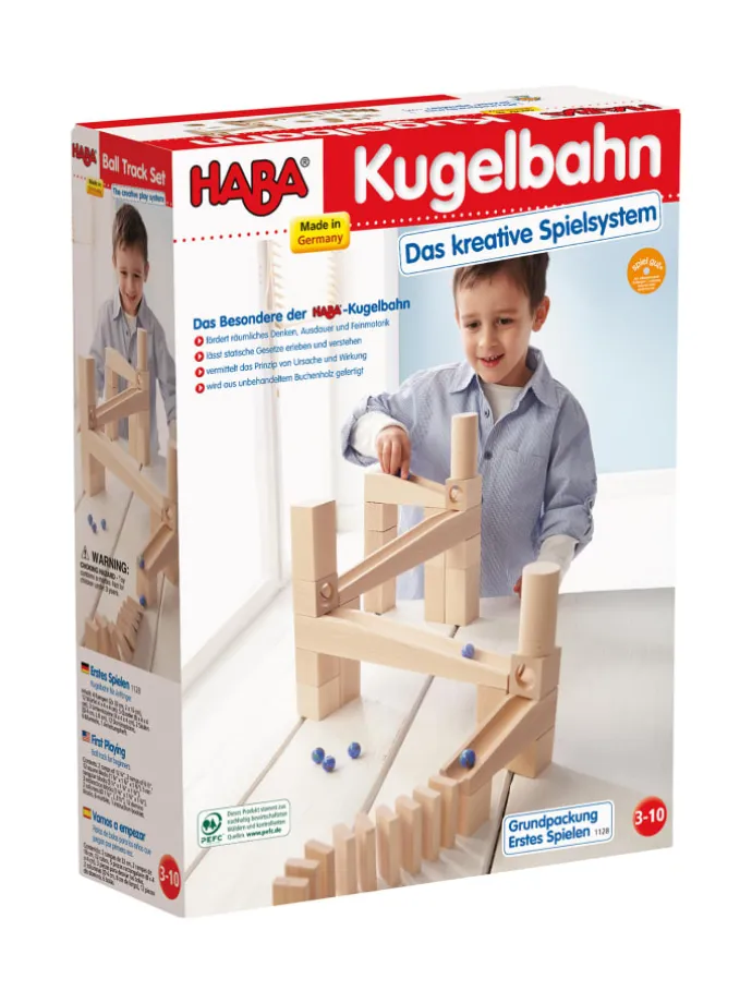 Kugelbahn Kugelbahn – Erstes Spielen in mehrfarbig