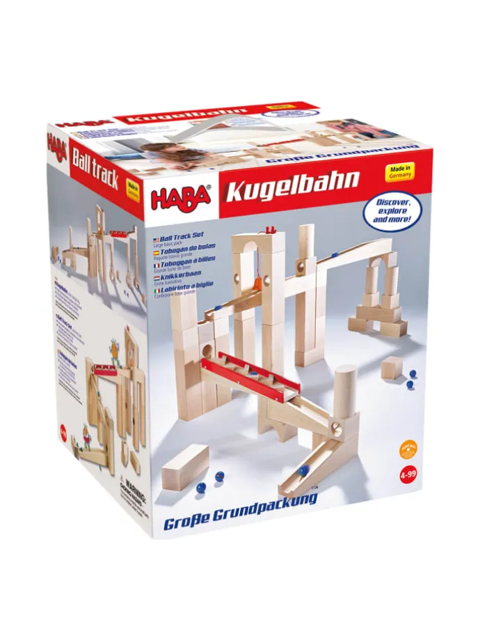 Kugelbahn-Bausatz Kugelbahn – Bausatz in mehrfarbig