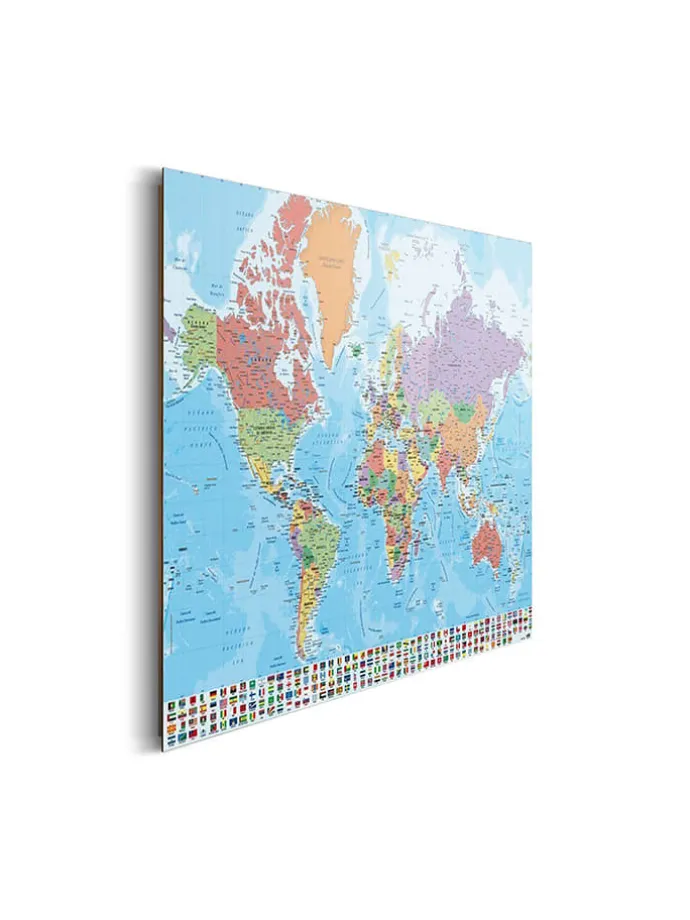 Kunstdruck "Mapa Mundo (ES)"