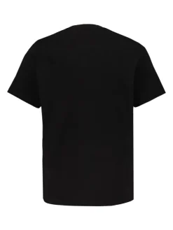 Kurzarm T-Shirt in klassisch schwarz
