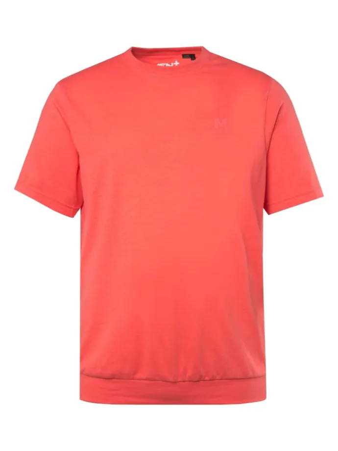 Kurzarm T-Shirt in koralle
